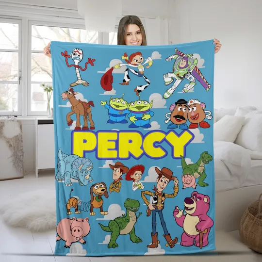 Discover Personalized Name Blanket Personalized Toy Story Blanket, Toy Story name blanket