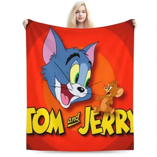 Discover Tom And Jerry Flim Blanket Cute Tom And Jerry Movie Fleece Blanket