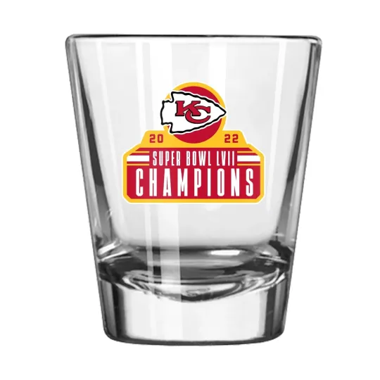 Kansas City Chiefs football SB LVII Champions Shot Glass