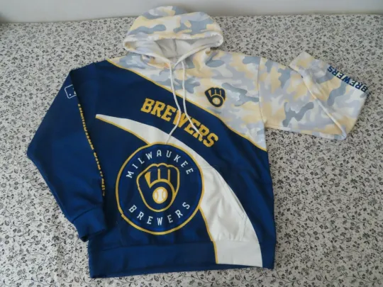 garment one Milwaukee Brewers Hoodie 3D Hoodies M