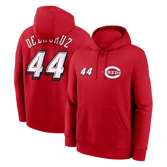 Discover SALE 30% - Elly De La Cruz Cincinnati Reds 2025 MLB Name & Number Hoodie