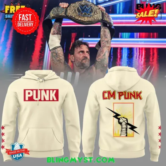 CM Punk World Heavyweight Championship 3D Hoodie