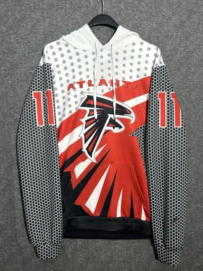 Atlanta Falcons 3D Hoodie #11 Jalon Walker Size XXL