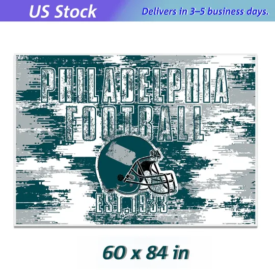 Discover Philadelphia Football Rug Carpet Man Cave Decor Gift