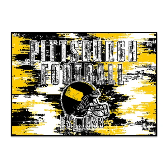 Discover Pittsburgh Football Rug Living Room Rug