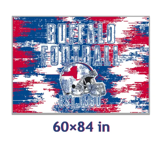 Discover BUF Buffalo Football Rug Living Room Rug