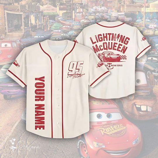 Discover Mcqueen Car Jersey, Rusteze Car Jersey, Piston Cup Shirt, Pixar Car Shirts, WDW Family Vacation Shirts