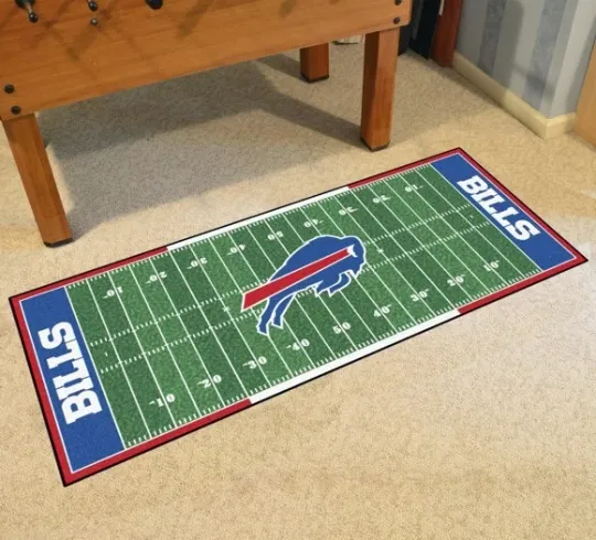 Discover Buffalo Bills Football Field Runner Rug