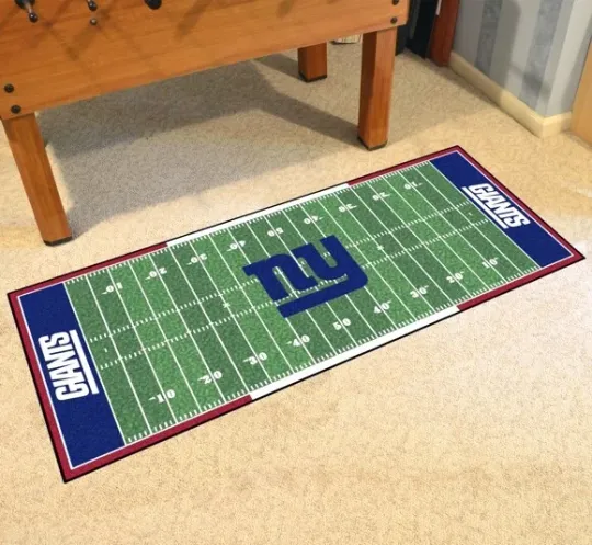 Discover New York Giants Football Field Runner Rug
