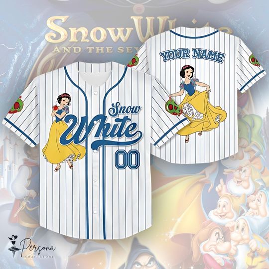 Discover Disney Snow White Jersey, Princess Snow White Jersey, Disney Princess Jersey, Disney Family Girls Trip Jersey.
