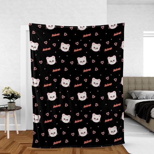 Discover Stray Kids SKZoo Fleece Blanket - World Tour 2026, Kpop Merchandise