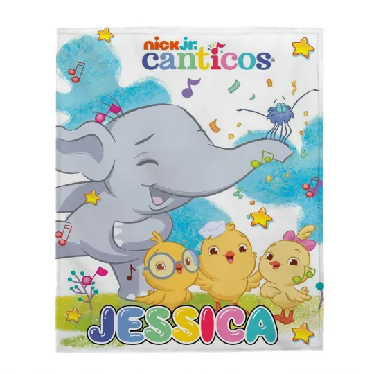 Discover Fiesta Canticos Characters Blanket, Personalized Canticos Blanket, Kids TV Show