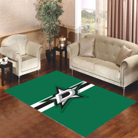 Dallas Stars Rug, Living room carpet rugs, Welcome Mat, Home Decor