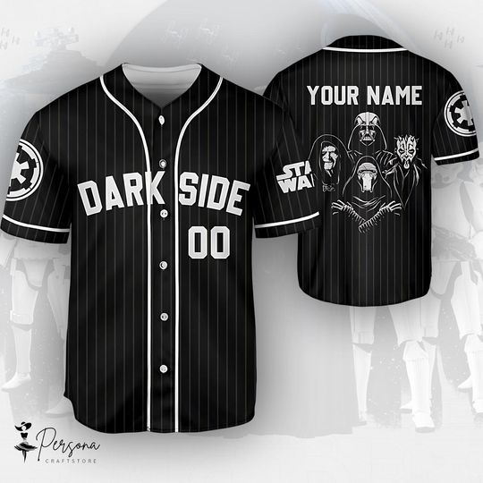 Dark Side Basbeball Jersey, Anakin Skywalker Jersey, Star Wars Darth Vader Jersey, Star Wars Shirt Anakin.