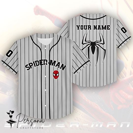 Discover Spiderman Baseball Jersey, Spiderman Birthday BoyJersey, Spiderman Kid Adult Baseball Jersey.