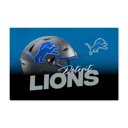 Northwest football Detroit Lions Headspace Washable Area Floor Rug