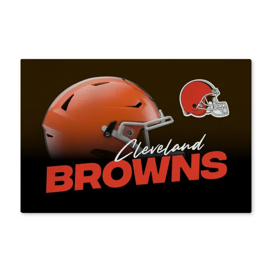 Northwest football Cleveland Browns Headspace Washable Area Floor Rug