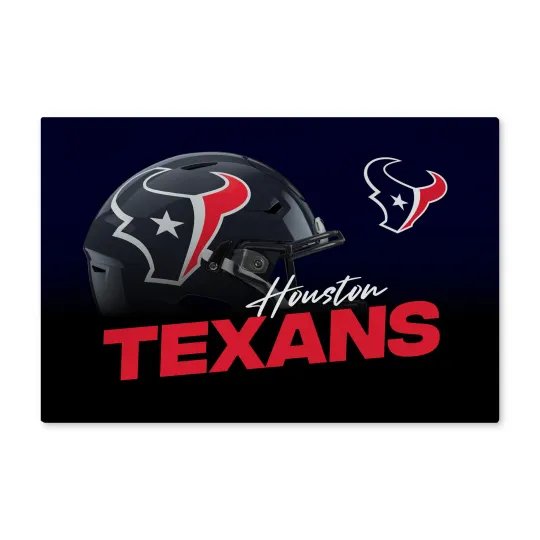 Discover Northwest football Houston Texans Headspace Washable Area Floor Rug, 20" x 32"