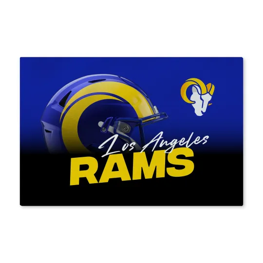 Discover Northwest football Los Angeles Rams Headspace Washable Area Floor Rug, 20" x 32"