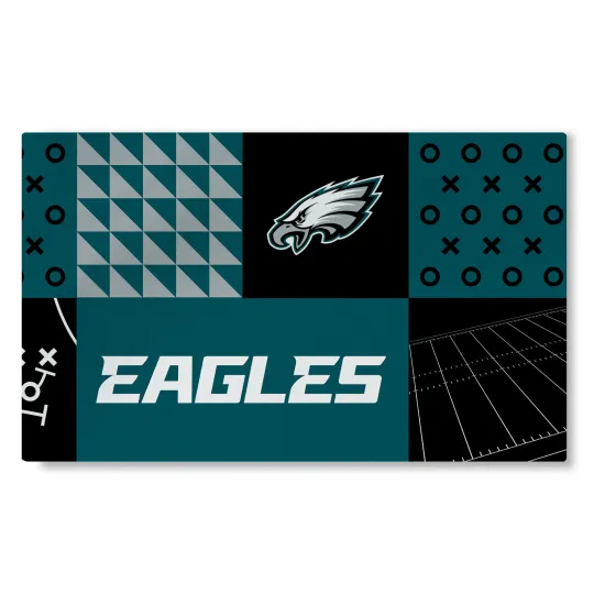 Discover Northwest football Philadelphia Eagles Colorblock Washable Area Living Rug