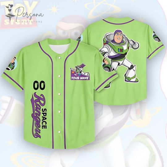 Discover Custom Buzz Lightyear Baseball Jersey, Toy Story Jersey, Toy Story Jersey, Disney Baseball Team Shirt, Toy Story Kid Adult Baseball Jersey