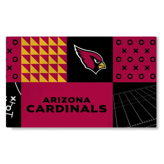 Discover Northwest football Arizonna Cardinals Colorblock Washable Area Living Rug