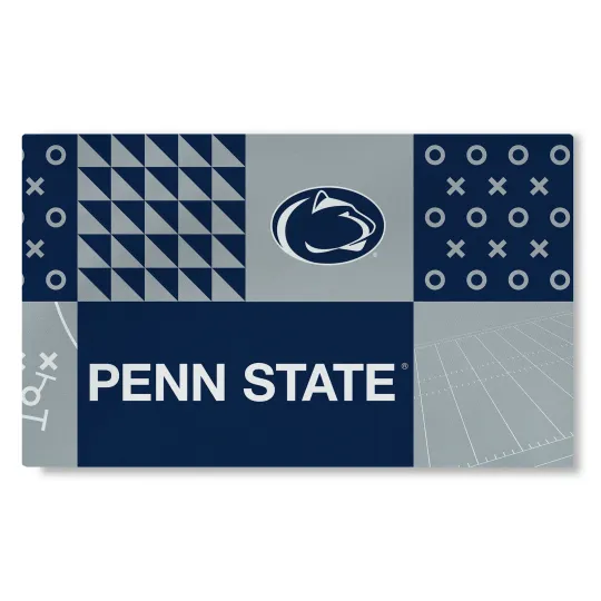 Discover Northwest NCAA Penn State Nittany Lions Colorblock Washable Area Living Rug