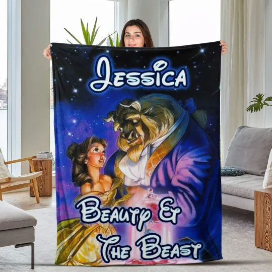 Discover Disney Beauty The Beast Blanket, We Are Never Too Old Bedding Blanket