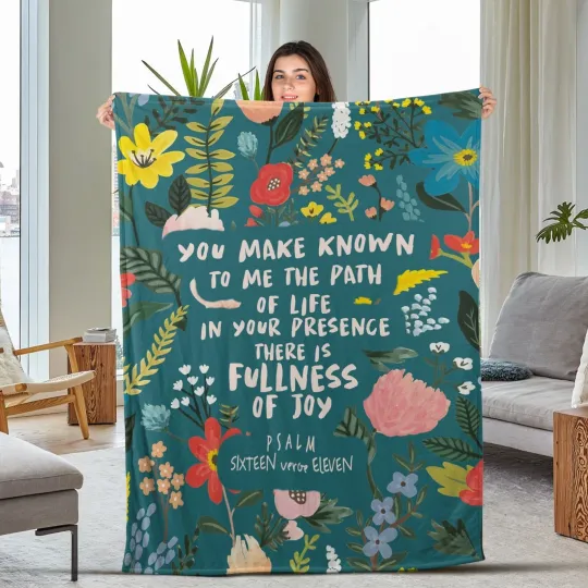 Discover Custom Bible Verse Blanket Christian Bible Custom Name You Are Blanket