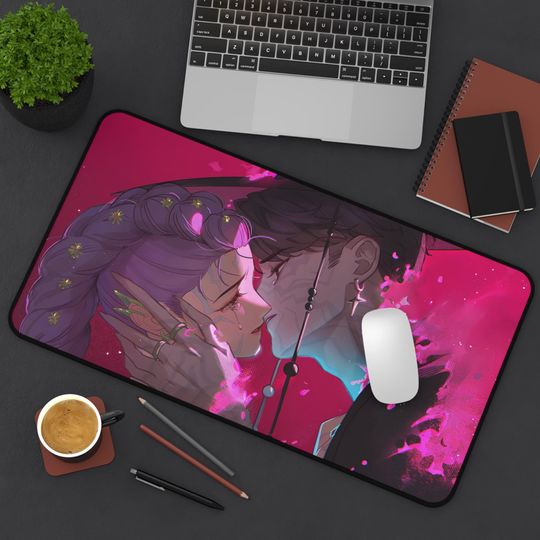 Discover Desk Mat, KPop Demon Hunters, Rumi, jinu, Gaming Mouse Pad, Desk Accessory, Office Decor, Gift for KPop Fans, Unique Desk Mat