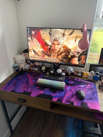 Discover Saja Bois K-pop Demon Hunters Desk Mat