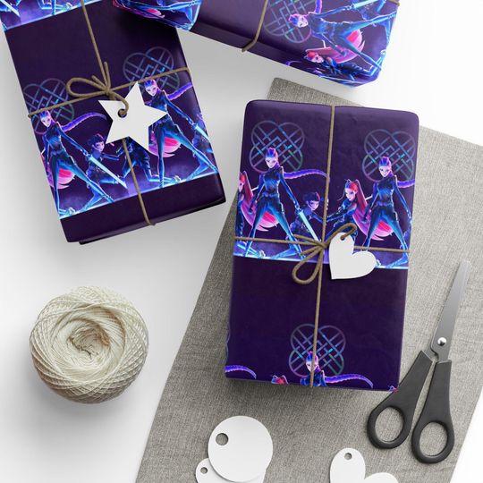 K-Pop Demon Hunters Wrapping Paper - Gift Wrap for Fans, Christmas, Holidays, Birthdays