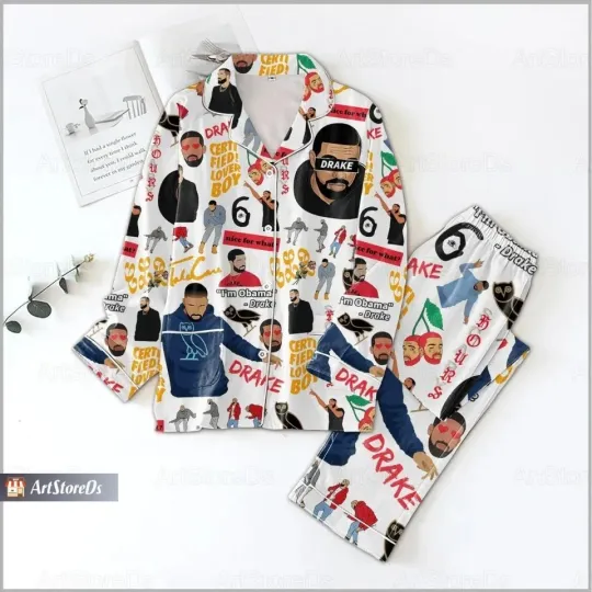 Discover Drake Pajama Set for Adults