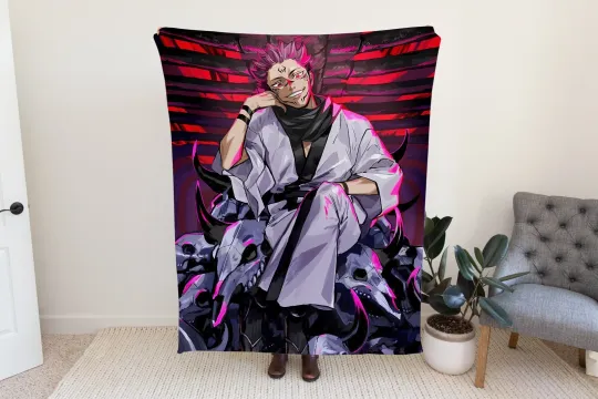 Discover King of Curses Anime Plush Fleece Blanket & Manga  Fleece Blanket