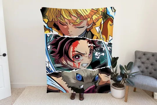 Discover Anime Sword Fighters Plush Fleece Blanket & Manga  Fleece Blanket