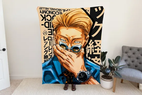 Discover Anime Sorcerer Mentor Plush Fleece Blanket & Manga  Fleece Blanket