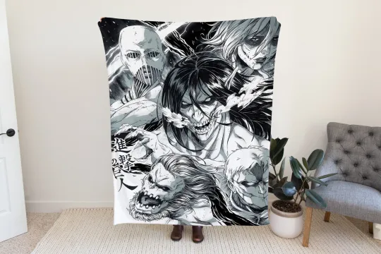 Discover Titan Shifters Anime Plush Fleece Blanket & Manga  Fleece Blanket