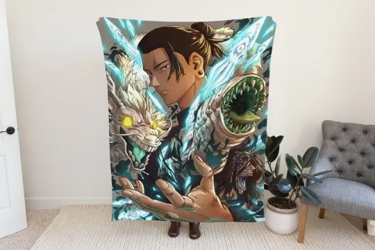 Discover Cursed Spirit Sorcerer Anime Plush Fleece Blanket & Manga  Fleece B