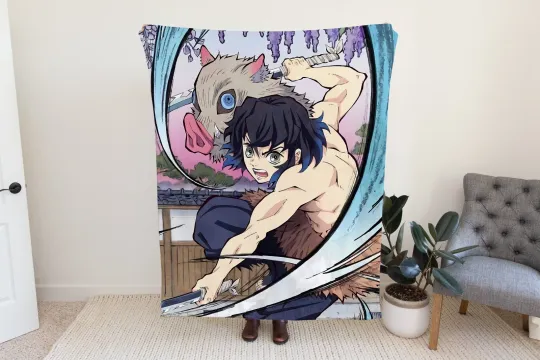 Anime Beast Breathing Plush Fleece Blanket & Manga  Fleece Blanket