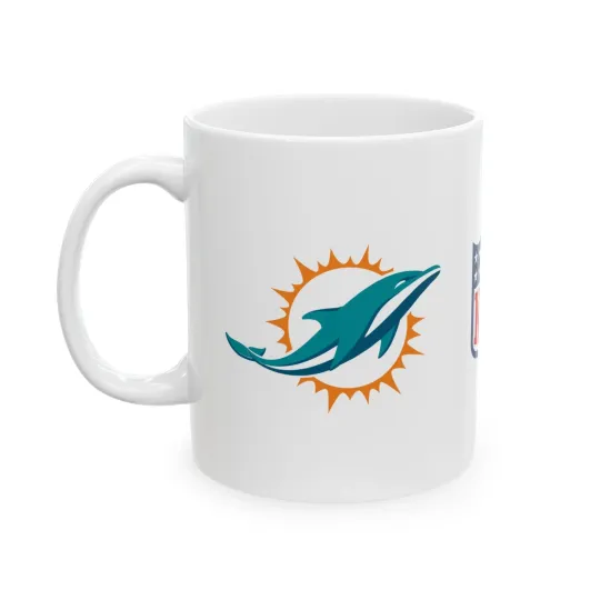 Miami Dolphins football Mug Gift Ceramic Coffee Tea Cup for Football Fans