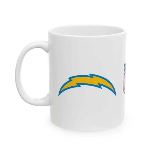 Discover Los Angeles Chargers football Mug Gift Ceramic Coffee Tea Cup for Football Fans