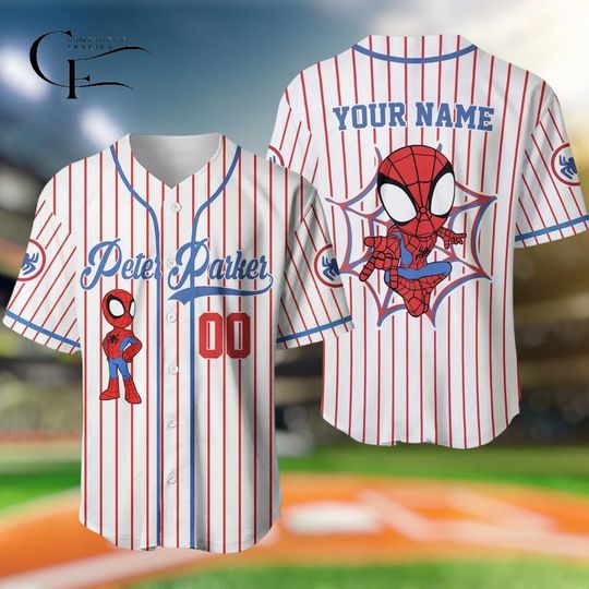 Custom Spidey and His Amazing Friends Baseball Jersey
