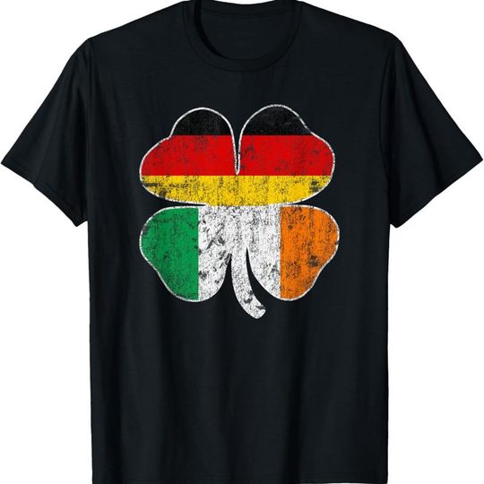 Discover German Irish St Patricks Germany Ireland Shamrock Flag T Shirt