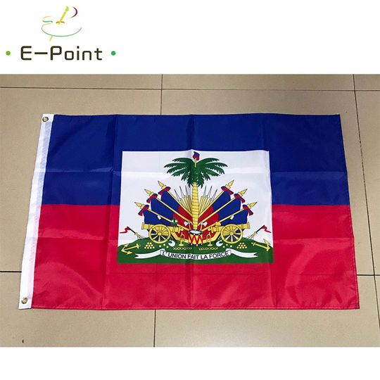 Discover Haiti National Flag 2ft*3ft (60*90cm) 3ft*5ft (90*150cm) Size Christmas Decorations for Home Flag Banner