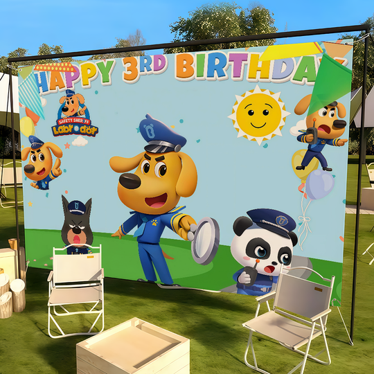 Discover Cartoon S-Safety S-Sheriff L-Labrador flag Custom Camping Garden Decor Party Backdrops Wall Art Family Gifts