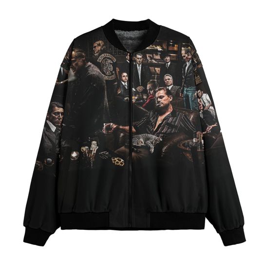 Classic Mobster Films Fleece Bomber Jacket