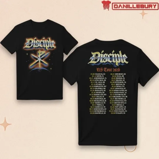 Discover Disciple US Tour 2026 Concert Unisex Fan gifts T-Shirt