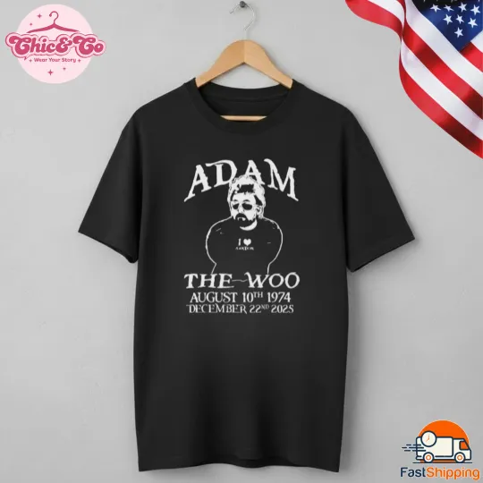 Discover Adam The Woo Memorial Tribute T-Shirt Reprint S-5XL Gift For Fans