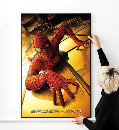 Discover Spider-Man Movie Poster High Quality Print Photo Wall Art Canvas Cloth Multi size