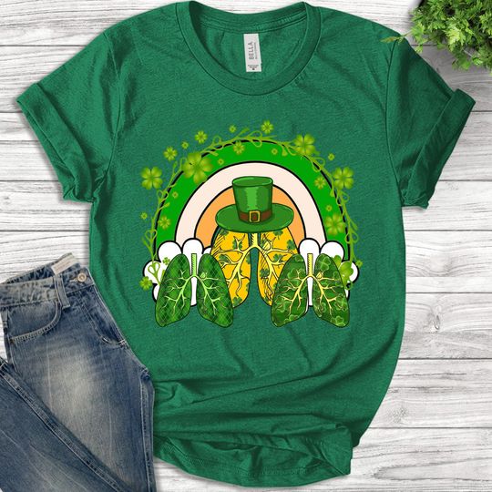 Discover St Patricks Respiratory Therapist Shirt/Lucky Respiratory Therapy Shirt/St Patricks Day RT Shirt/Lung St Patricks Shirt O-14012313